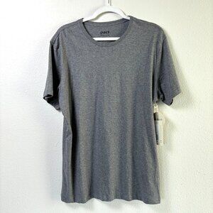 PACT One For All Unisex Crew Neck Tee Size M Heather Gray Short Sleeve Shirt NWT